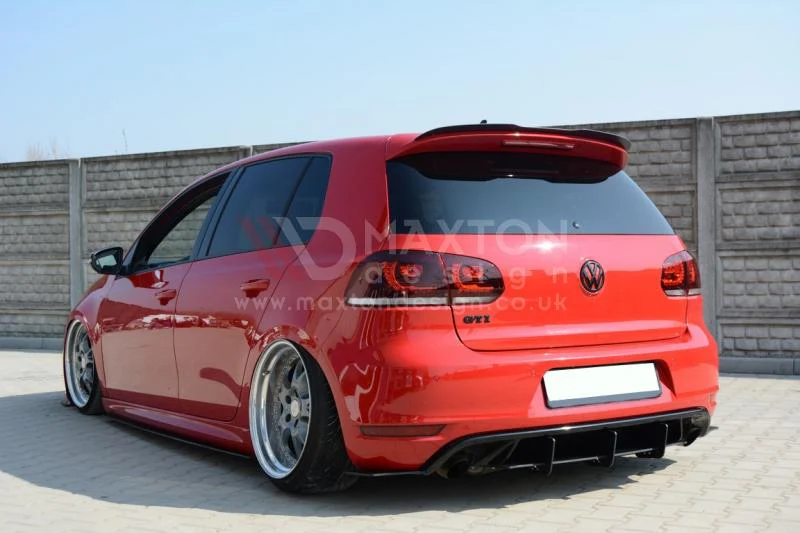 Maxton Design MK6 GTI Rear Spoiler Extension - Image 2