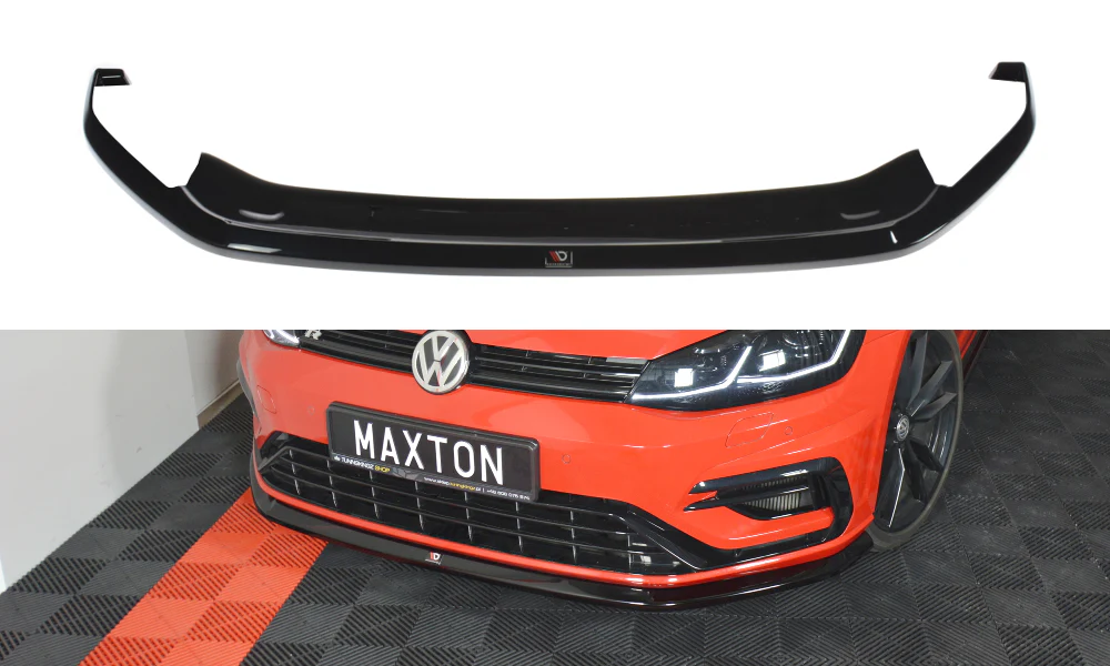 Maxton Design MK7.5 Facelift Golf R Front Bumper Splitter/Spoiler - V6