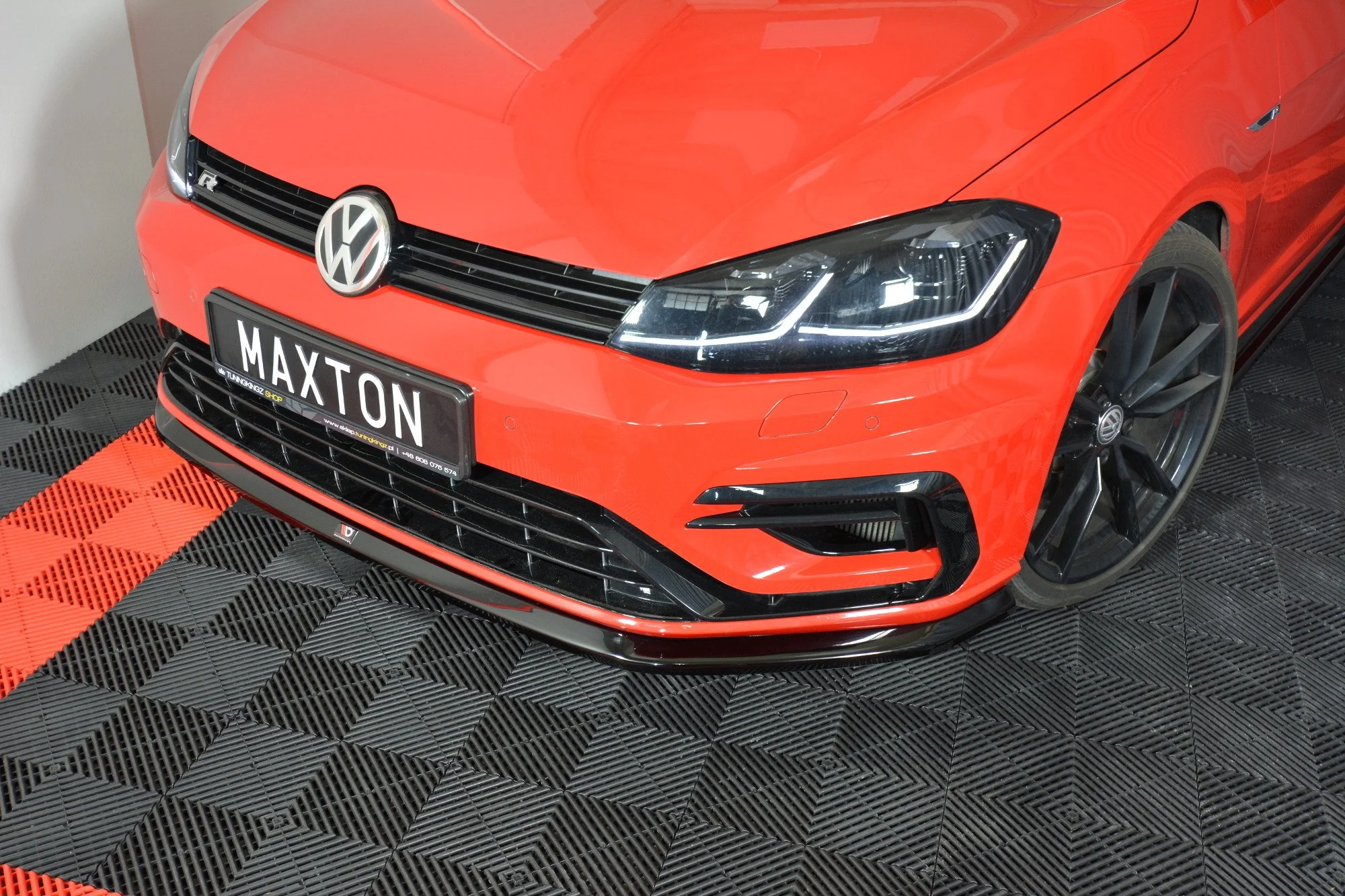 Maxton Design MK7.5 Facelift Golf R Front Bumper Splitter/Spoiler - V6 - Image 3