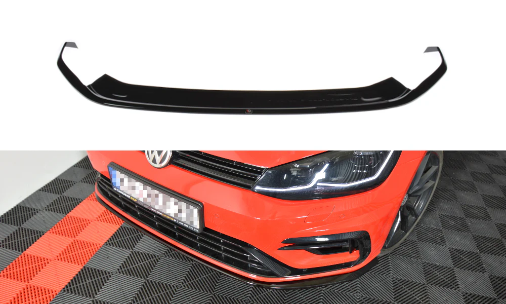 Maxton Design MK7.5 Facelift Golf R Front Bumper Splitter/Spoiler - V7