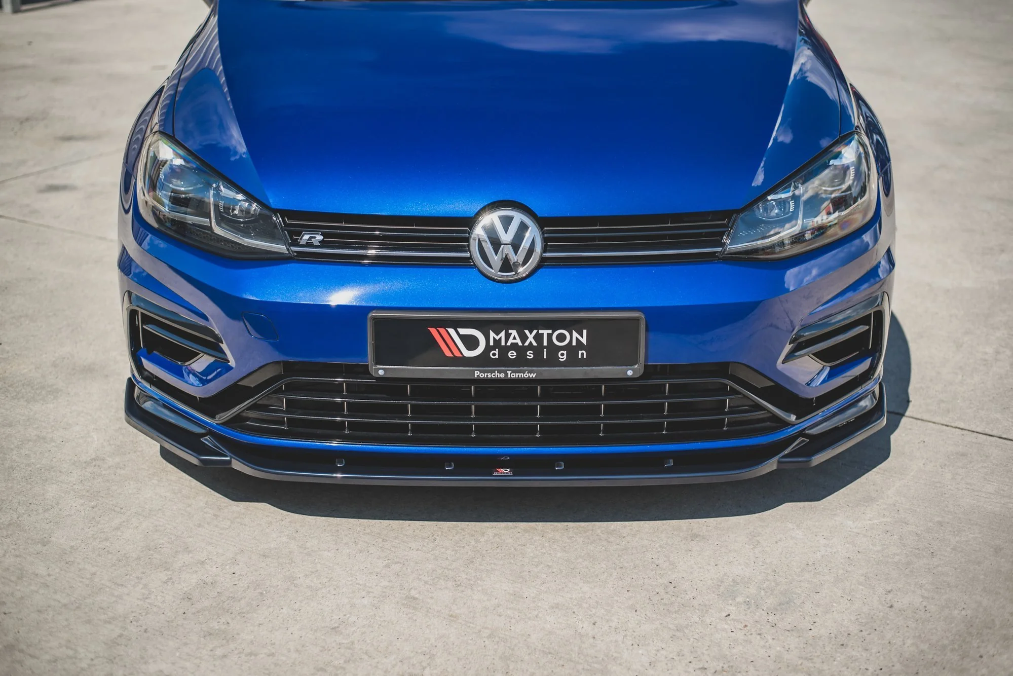 Maxton Design MK7.5 Facelift Golf R Front Bumper Splitter/Spoiler - V9 - Image 2