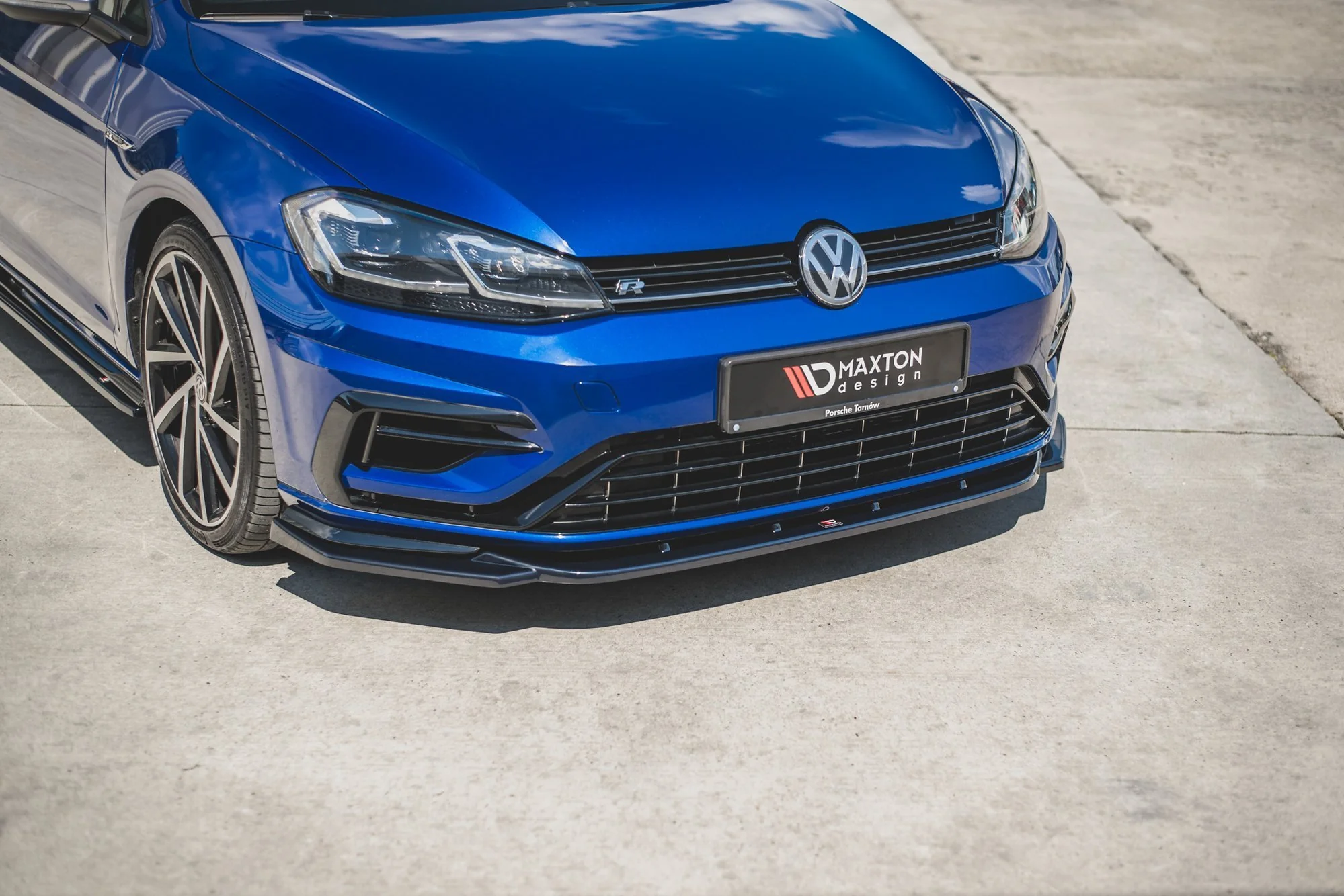 Maxton Design MK7.5 Facelift Golf R Front Bumper Splitter/Spoiler - V9 - Image 3