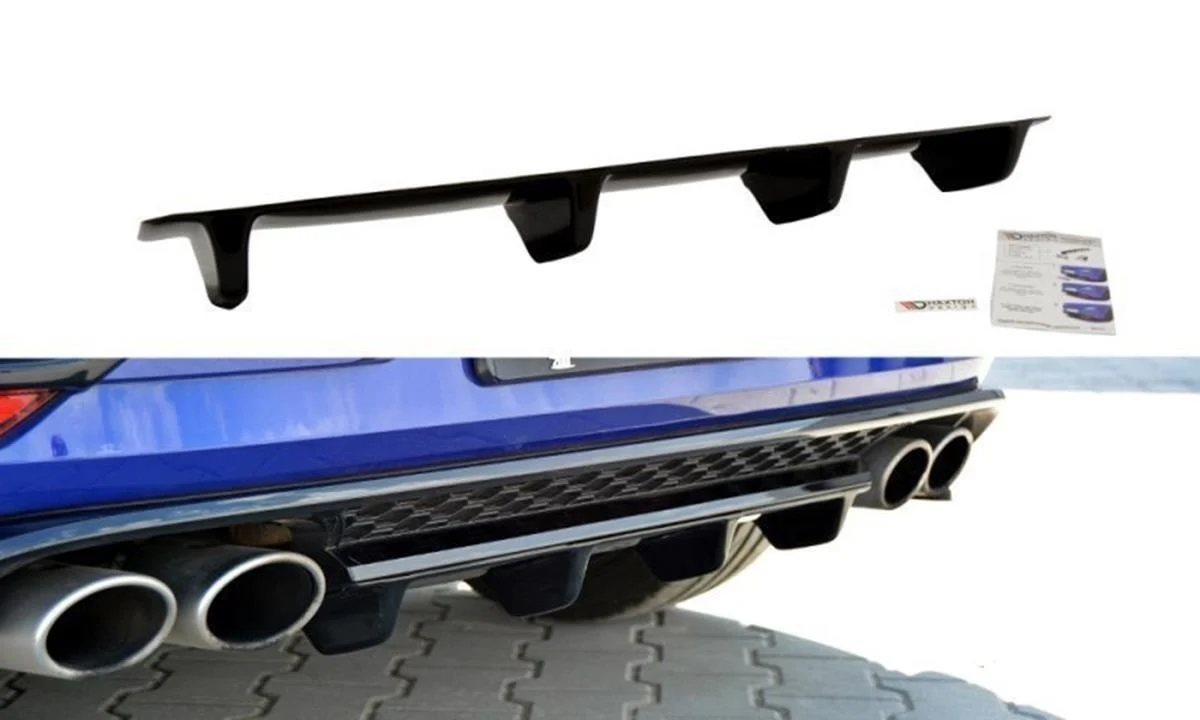 Maxton Design MK7.5 Facelift Golf R Rear Center Diffuser