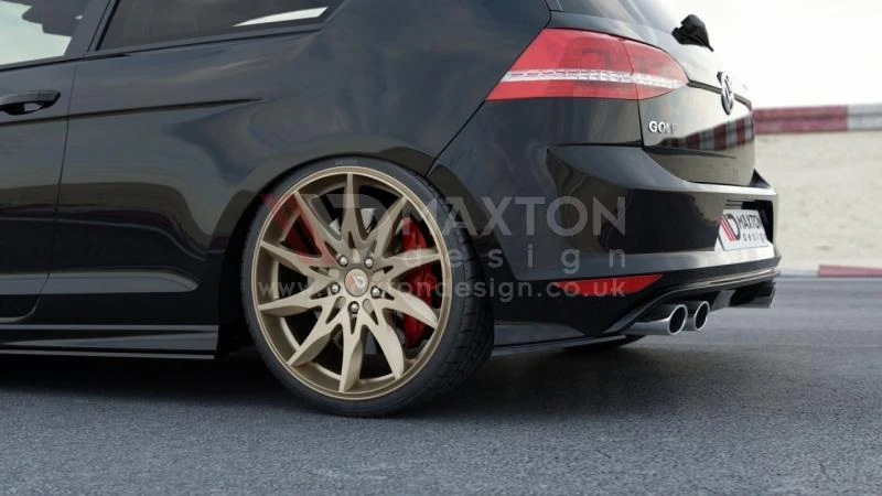 Maxton Design MK7 Golf R Rear Side Splitters - Image 2