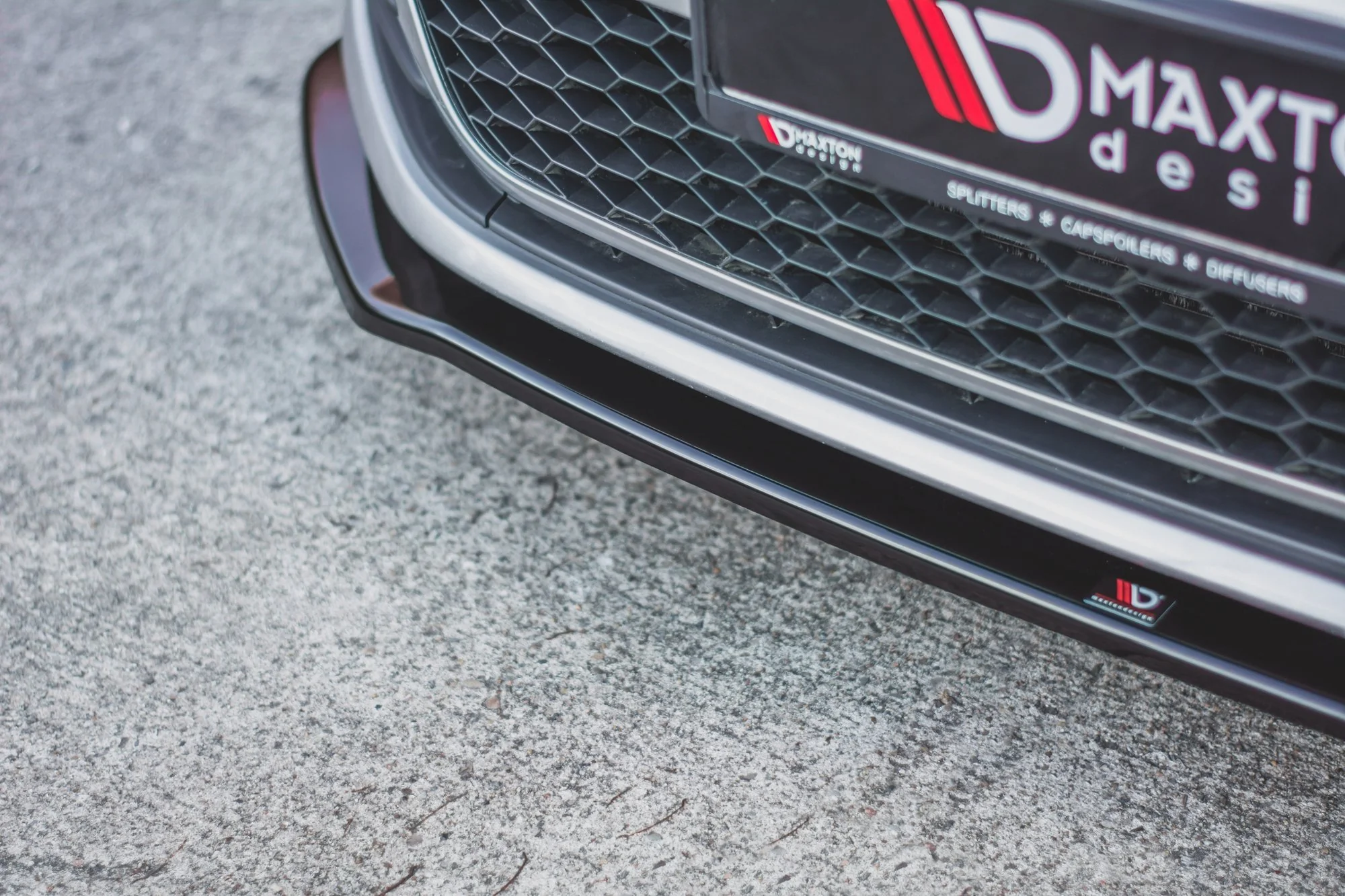 Maxton Design MK7 GTI Version 2 Front Bumper Splitter / Spoiler - Image 5
