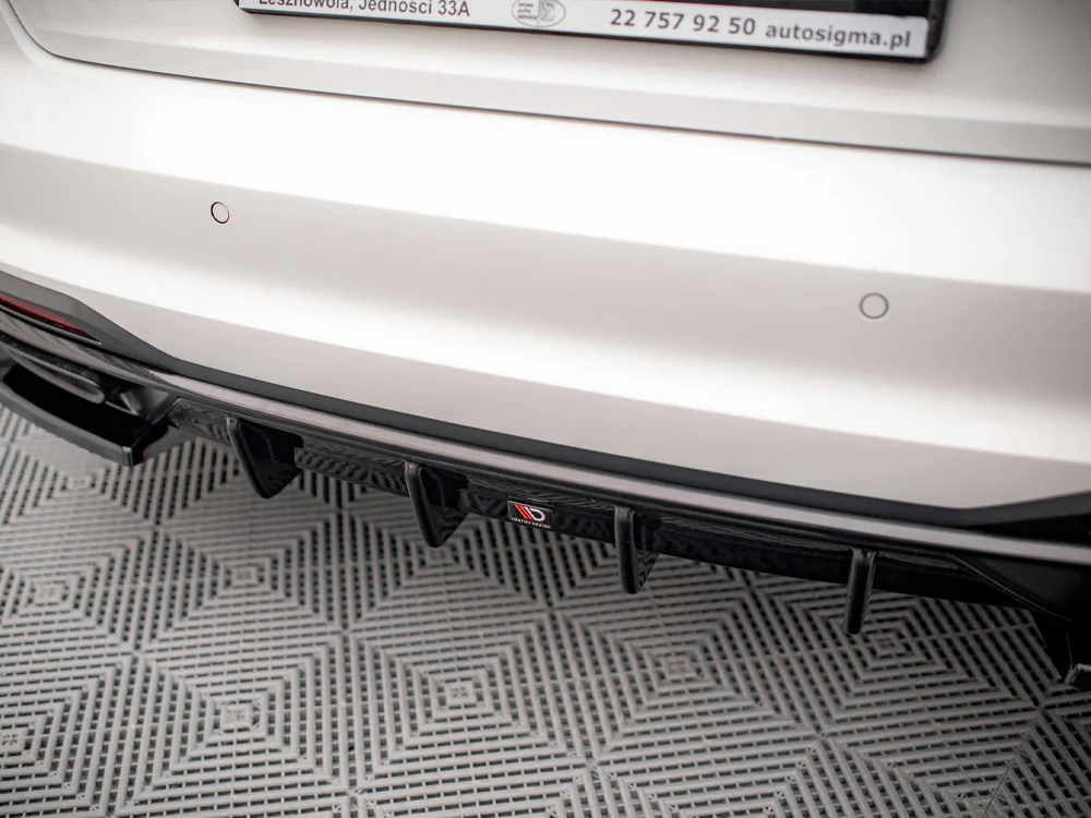 Maxton Design Central Rear Diffuser - Audi B9 A4 (Facelift) - Image 4