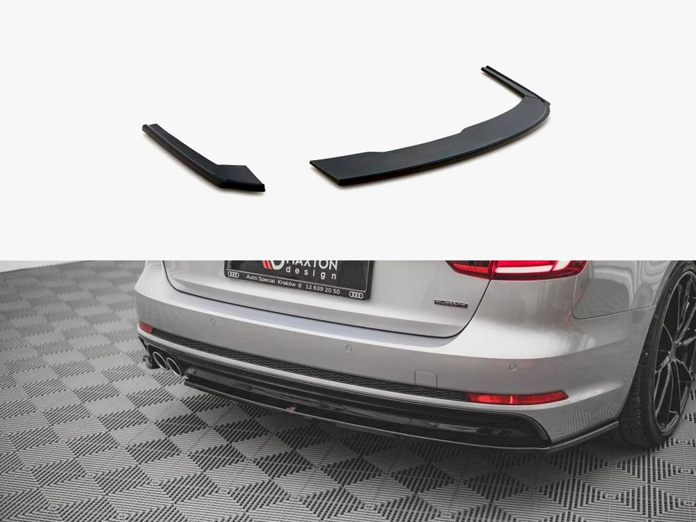 Maxton Design Rear Side Splitters V2 - Audi B9 A4 S-Line (Pre-Facelift)