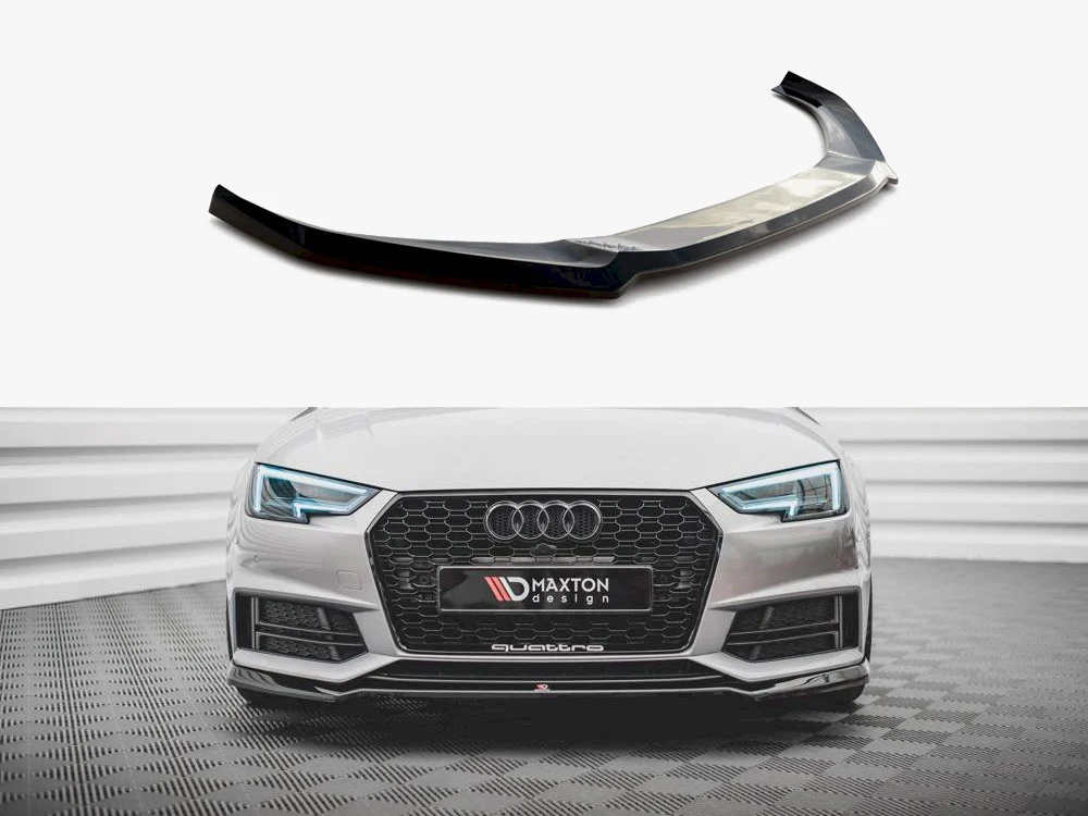 Maxton Design Side Front Splitter V4 - Audi B9 S4 / A4 S-Line