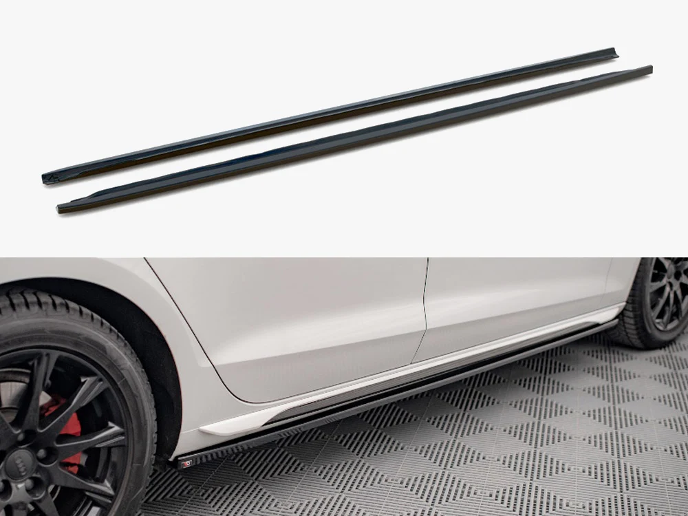 Maxton Design Side Skirt Diffusers - Audi B9 A4 (Facelift)