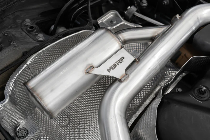 MBRP 2022 Volkswagen Golf GTI MK8 T304 SS 3in Cat-Back Exhaust 2.5in Dual Split Rear w/ SS Tips - Image 4