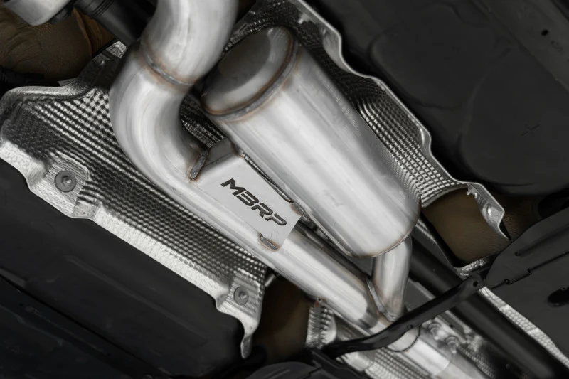 MBRP Volkswagen Golf R MK8 3" Cat-Back Quad Split Rear Valve Delete Exhaust - Image 3