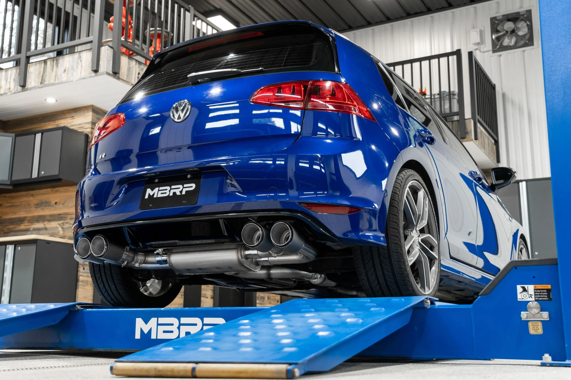 MBRP Armor Pro Series Catback Exhaust with Carbon Fiber Tips (Active Exhaust) - MK7/MK7.5 Golf R