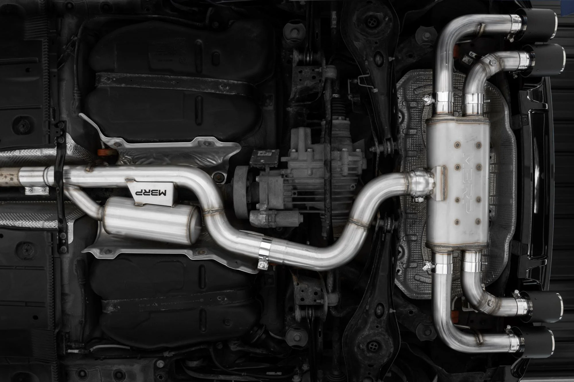 MBRP Armor Pro Series Catback Exhaust with Carbon Fiber Tips (Active Exhaust) - MK7/MK7.5 Golf R - Image 2