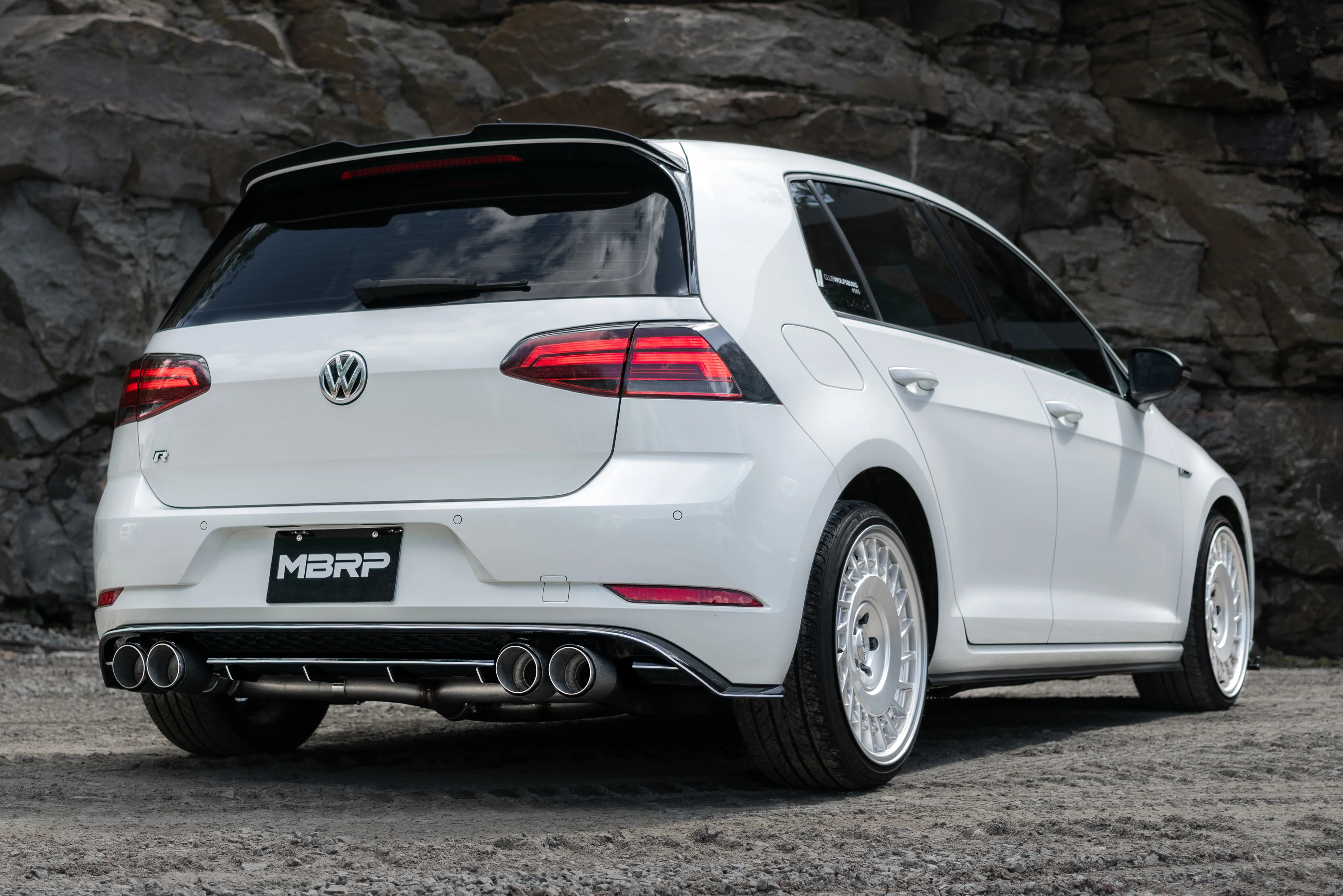 MBRP Armor Pro Series Catback Exhaust with Carbon Fiber Tips - MK7/MK7.5 Golf R - Image 2