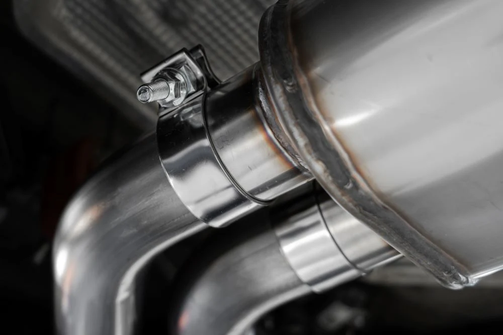 MBRP Armor Pro Series 3" Cat Back Exhaust, Quad Split Rear Exit w/ Carbon Fiber Tips (Active Exhaust) - Audi 8V S3 - Image 5