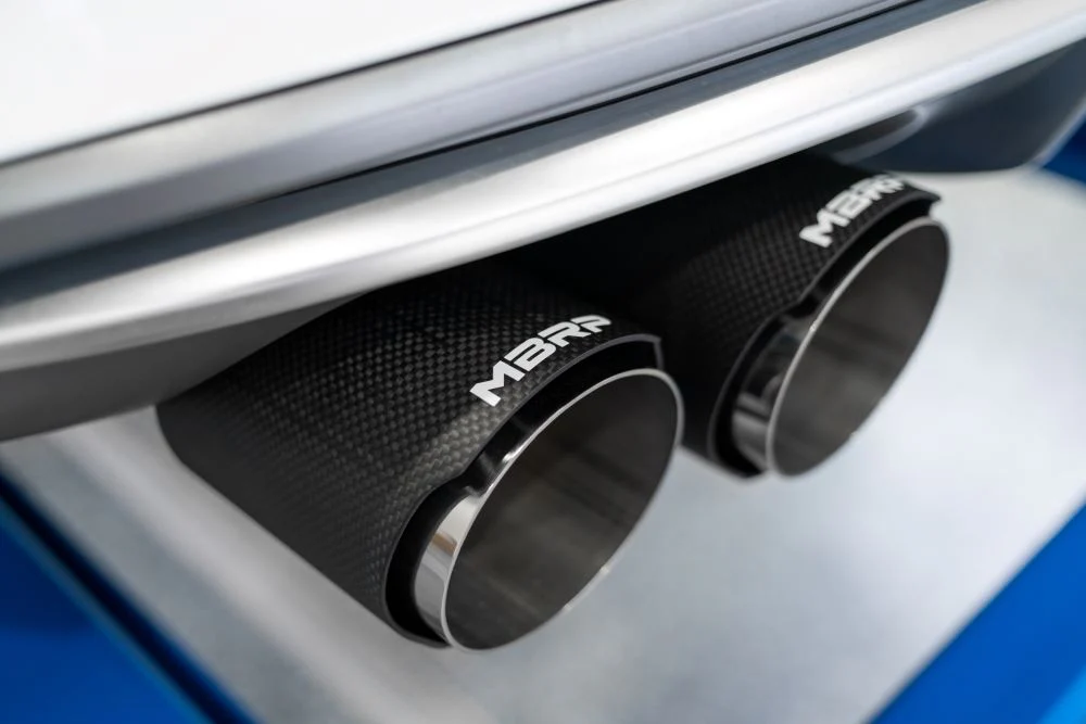 MBRP Armor Pro Series 3" Cat Back Exhaust, Quad Split Rear Exit w/ Carbon Fiber Tips (Active Exhaust) - Audi 8V S3 - Image 7