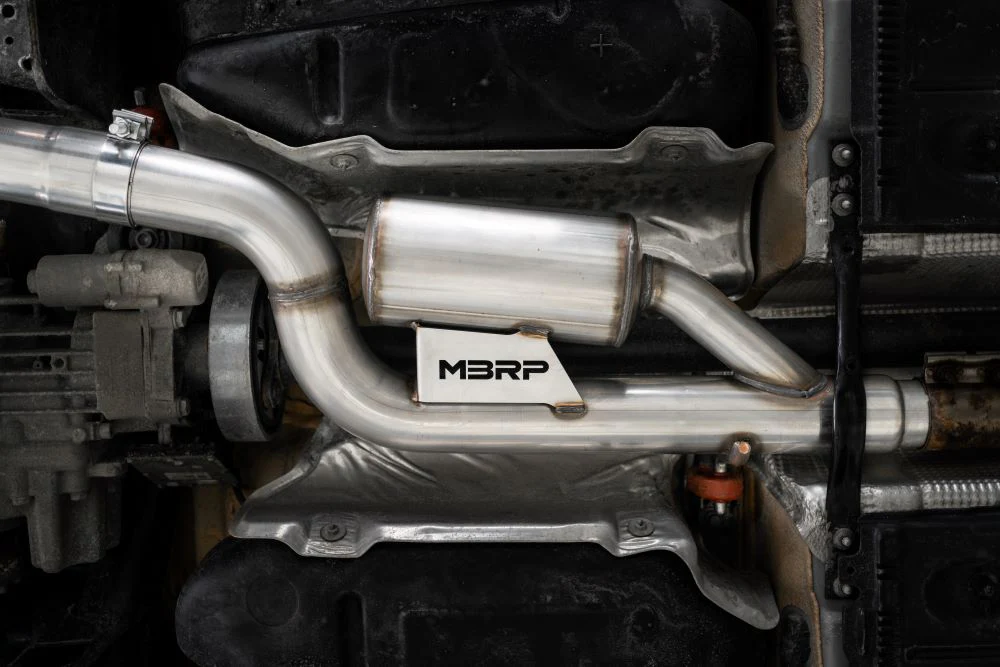MBRP Armor Pro Series 3" Cat Back Exhaust, Quad Split Rear Exit w/ Carbon Fiber Tips - Audi 8V S3 - Image 3