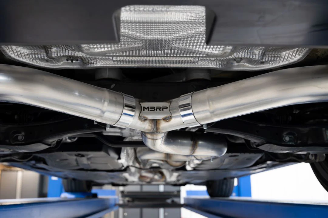 MBRP Armor Pro Series 3" Cat Back Exhaust, Quad Split Rear Exit w/ Carbon Fiber Tips (Valve Delete) - Audi 8Y S3 - Image 5
