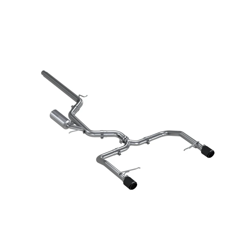 MBRP Exhaust 3" Cat Back, Dual Split Rear w/ Carbon Fiber Tips - (19-21 VW Jetta GLI)