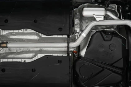 MBRP Exhaust 3" Cat Back, Dual Split Rear w/ Carbon Fiber Tips - (19-21 VW Jetta GLI) - Image 5