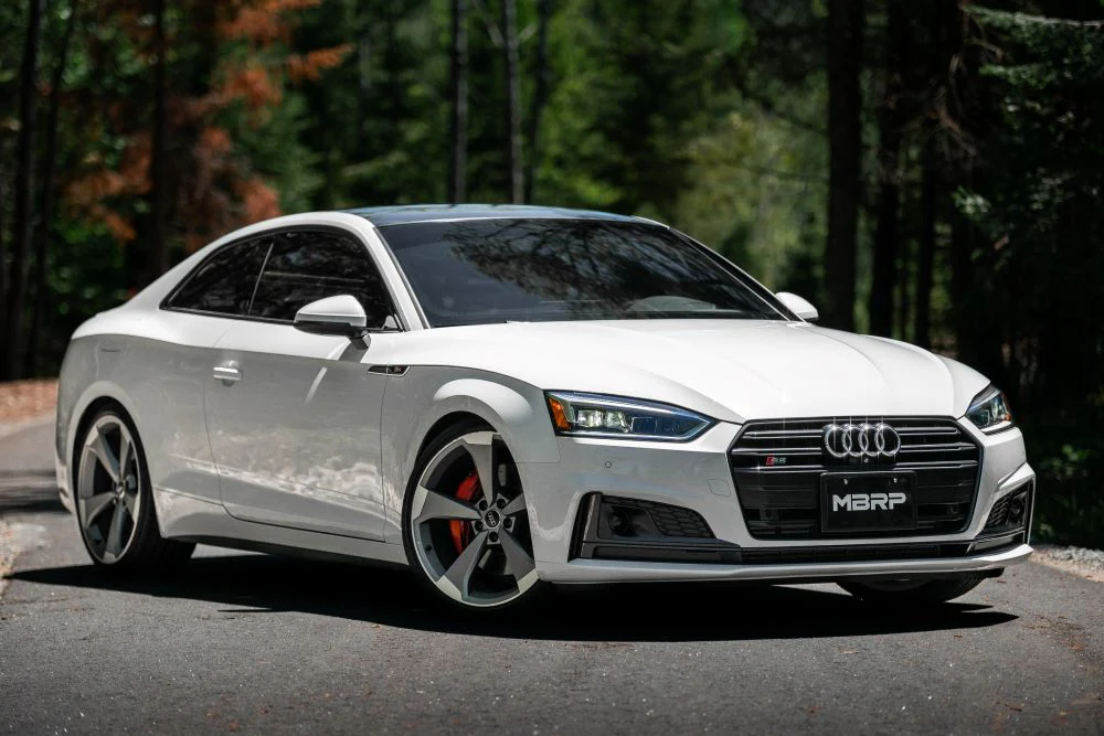 MBRP Armor Pro Series 2.5" Resonator Back, Dual Rear, Stainless Steel Quad Tips - 2018-2023 Audi S5 Coupe / S4 Sedan (3.0L) - Image 7