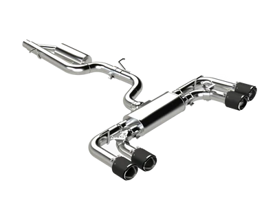 MBRP Volkswagen Golf R MK8 3" Cat-Back Quad Rear Exit w/ Carbon Fiber Tips (Active Exhaust)