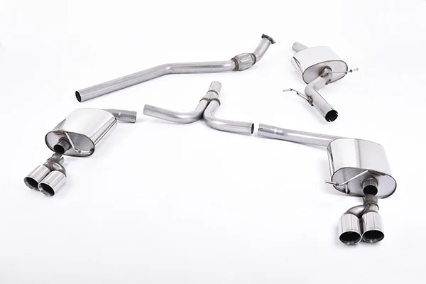 Milltek Audi A4/A5 (B8) Cat-back Exhaust System with Quad Outlet