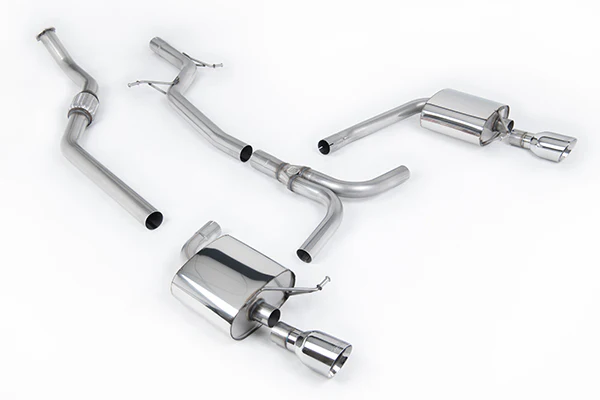 Milltek Audi A4 (B8) Cat-back Exhaust System with Dual Outlet (Non-Resonated)