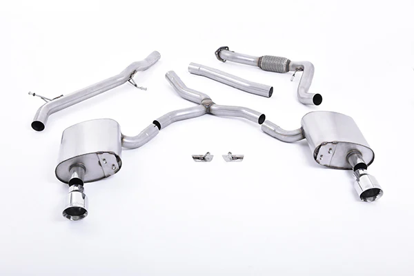 Milltek Audi A4 (B9) Cat-back Exhaust System (Non-Resonated) - Image 3