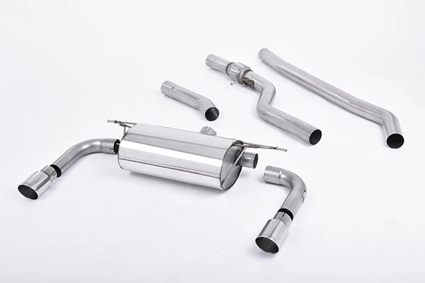 Milltek BMW F30 328i Cat-back Exhaust (Non-Resonated) - Polished Tips