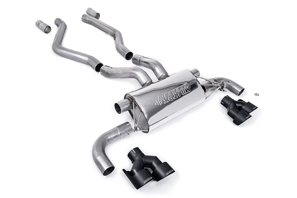Milltek BMW G20 M340i Axle-back with Quad GT-100 Tips