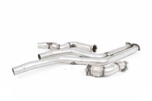 Milltek BMW M2 Competition Coupe (F87) Large-bore Downpipes and Cat Bypass Pipes