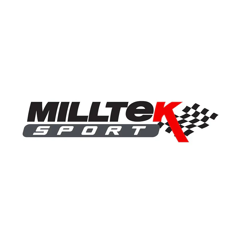 Milltek VW MK5 GTI 2.0T FSI Turbo-back Exhaust System (Non-Resonated) - Cerakote Black Tips