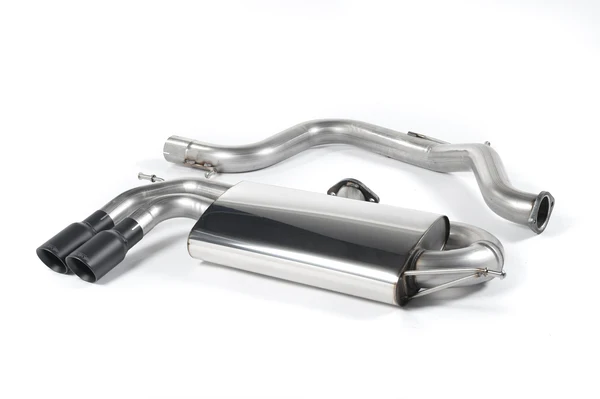Milltek VW MK5 GTI Cat-back Exhaust w/ Cerakote Black Tips (Non-Resonated)