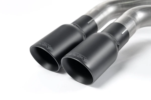 Milltek VW MK5 GTI Cat-back Exhaust w/ Cerakote Black Tips (Non-Resonated) - Image 2
