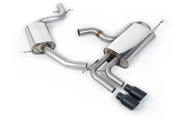 Milltek VW MK5 GTI Edition 30 Cat-back Exhaust w/ Cerakote Black Tips (Resonated)