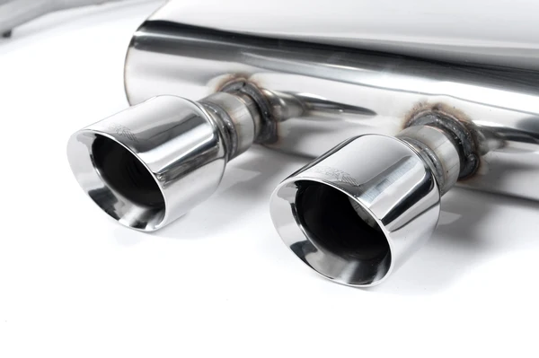 Milltek VW MK5 GTI R32-style Cat-back Exhaust w/ Polished Tips (Non-Resonated) - Image 2
