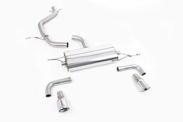 Milltek VW MK6 GTI Cat-back Exhaust System (Non-Resonated) w/ 100mm Polished Tips