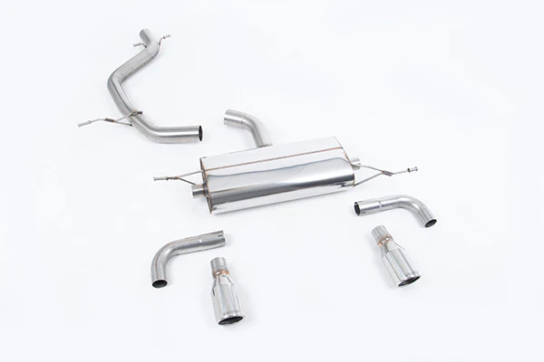 Milltek VW MK6 GTI Cat-back Exhaust System (Non-Resonated) w/ 90mm Polished Tips