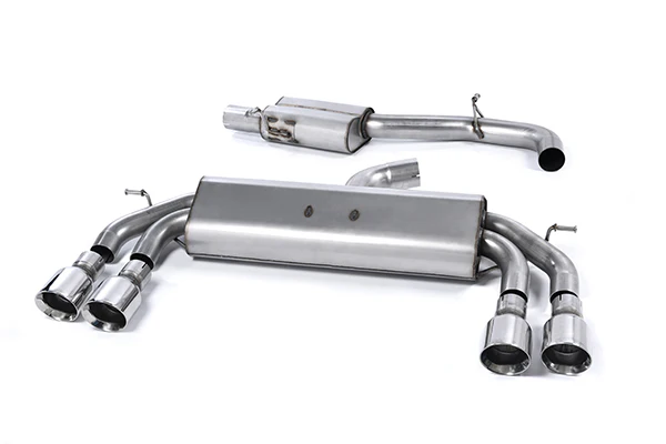 Milltek VW MK7 Golf R Cat-back Exhaust Non-Valved Race System (Resonated) - Image 5