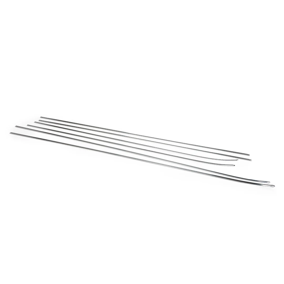 MK1 Polished Door Trim - For 2-door Golf (6 Piece Set)