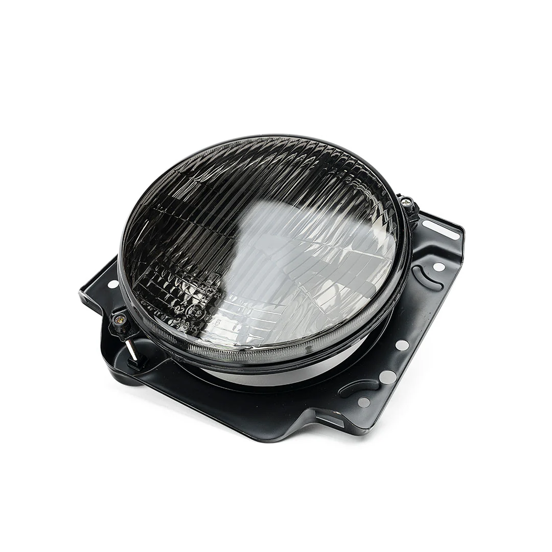 MK2 7" Smoked Faceted Crosshair Headlights - Image 2