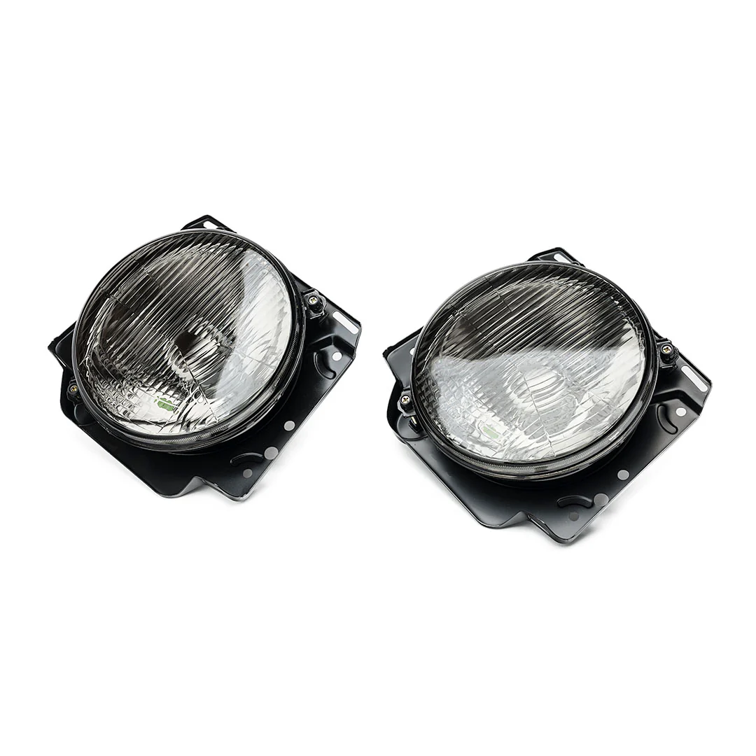 MK2 7" Smoked Faceted Headlights