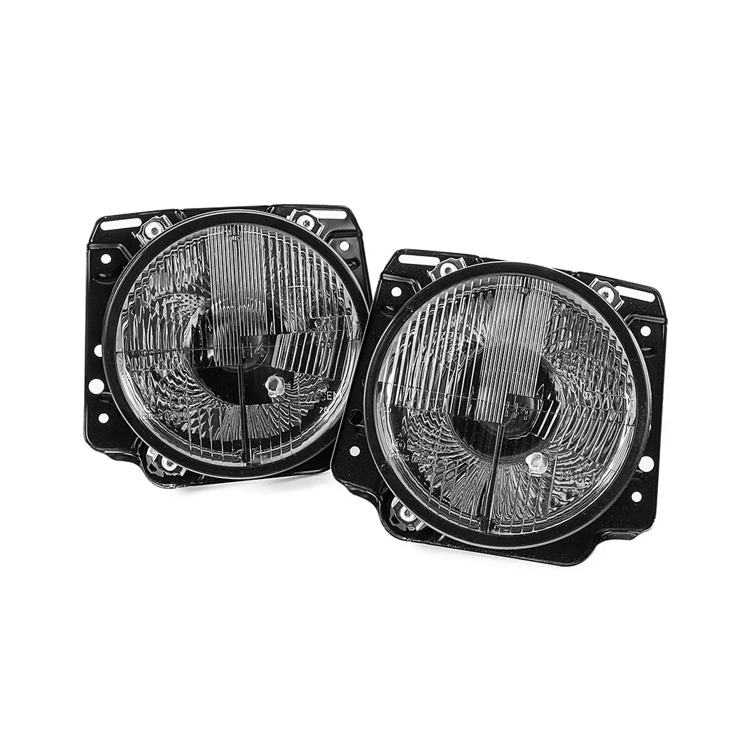 MK2 Cross-Hair Headlights - Faceted OE Style (Pair)