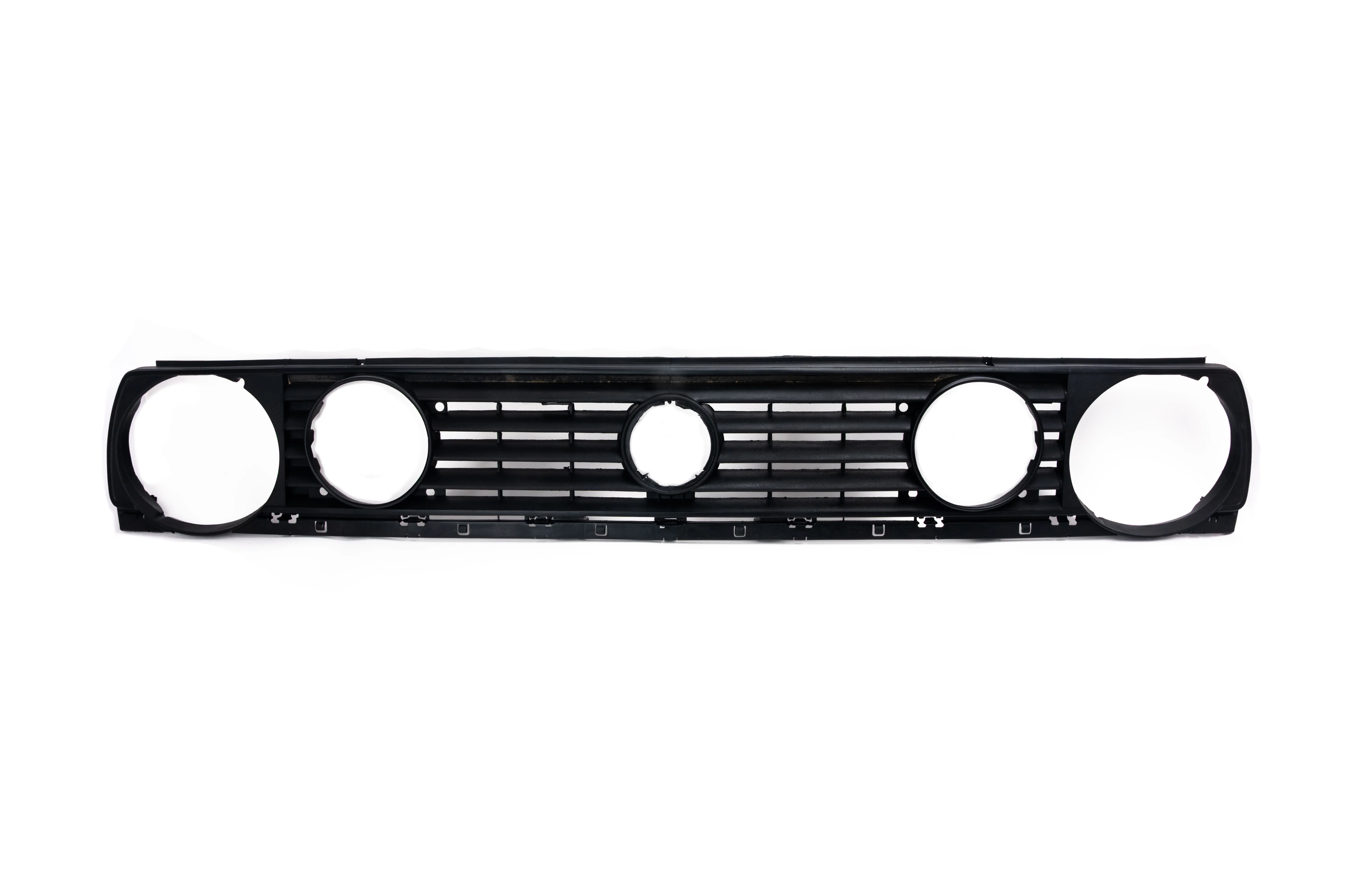 MK2 5-Slat Quad Round Badged Grille (Black)