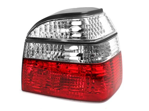 MK3 Golf/GTI Taillights (Crystal Red/Clear)