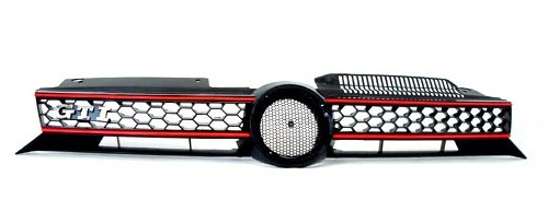 MK6 Golf / GTI / JSW Red Trim Grille (Badged)
