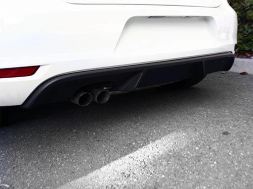 MK6 GTI-Style Rear Bumper Diffuser (Single Outlet) - Image 2