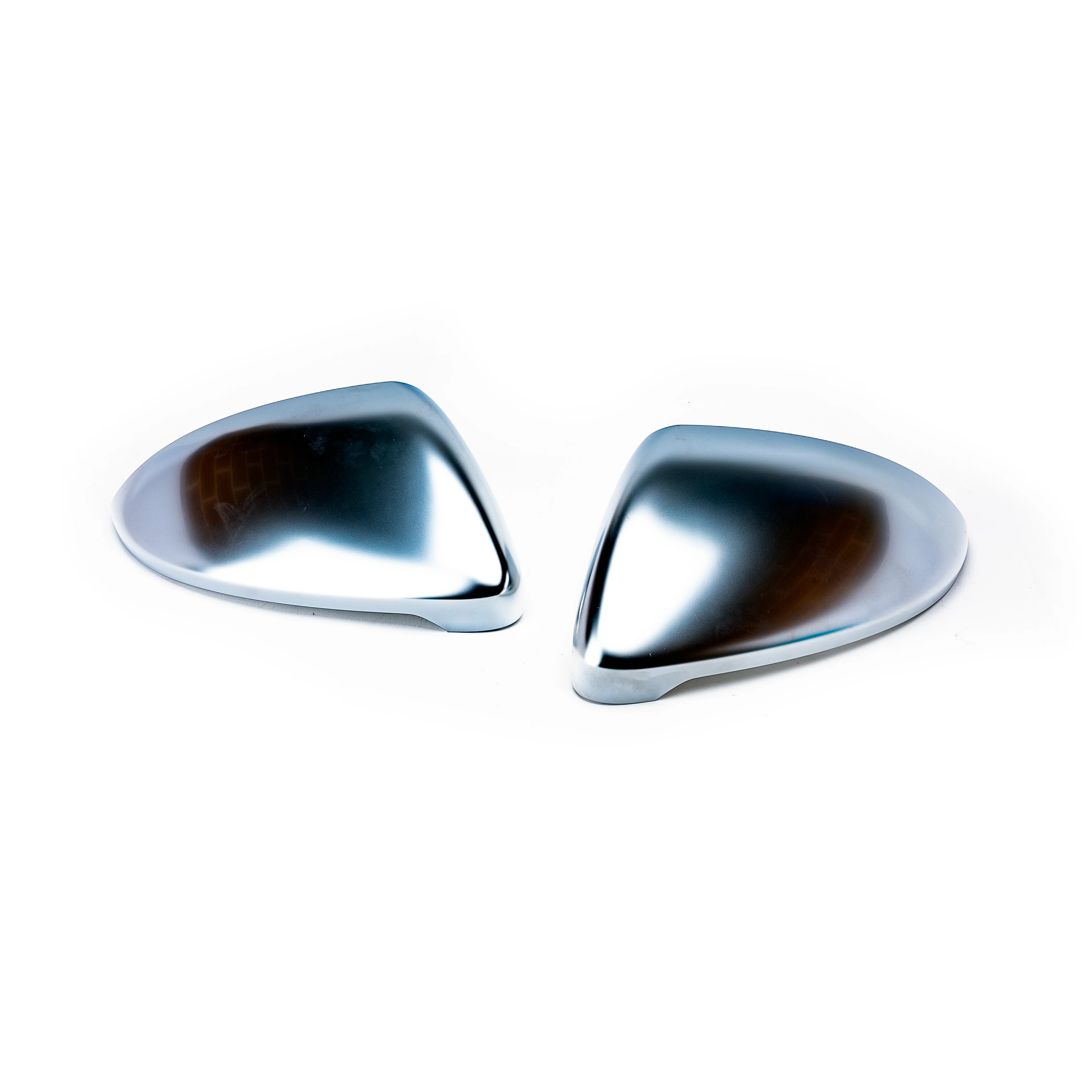 MK7 Genuine Euro Mirror Cap Set - Brushed Aluminum Look - Image 2