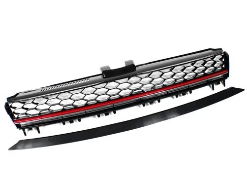 MK7 Red Stripe Badgeless Lighting Package Grille